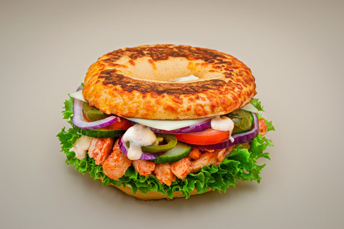Spicy Chicken Bagel