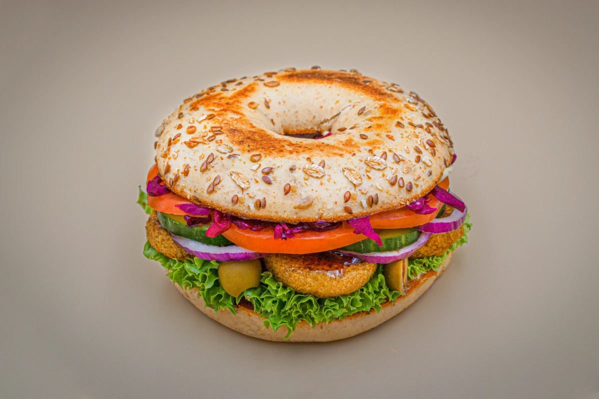 Vegan Falafel Bagel