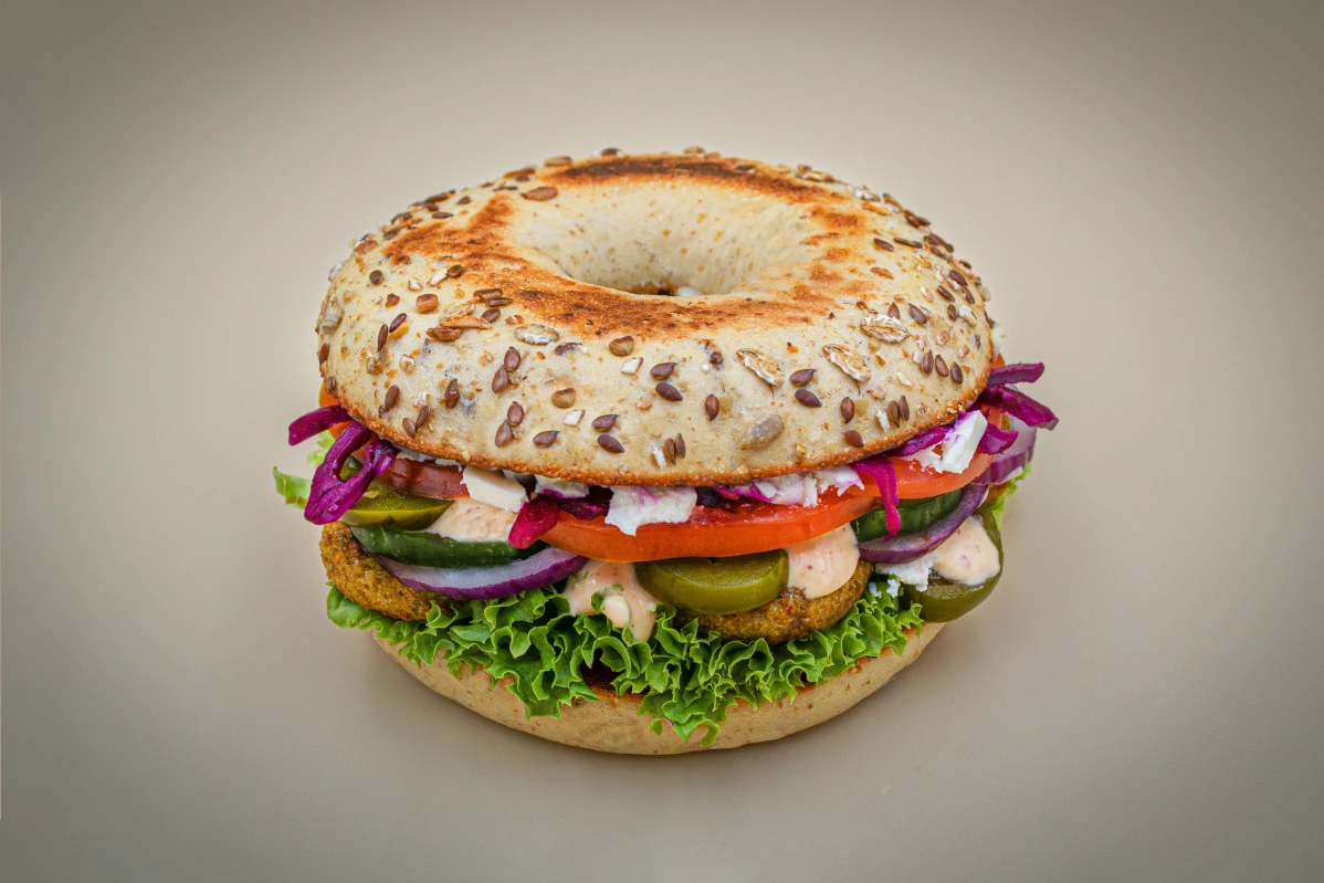 Hot Veggie Bagel