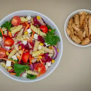 bbq chicken bowl salat